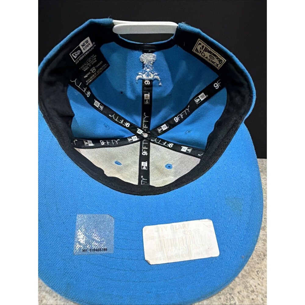 New Era Chicago Bulls 9FIFTY Snapback Hat Powder Blue One Size - Picture 4 of 6